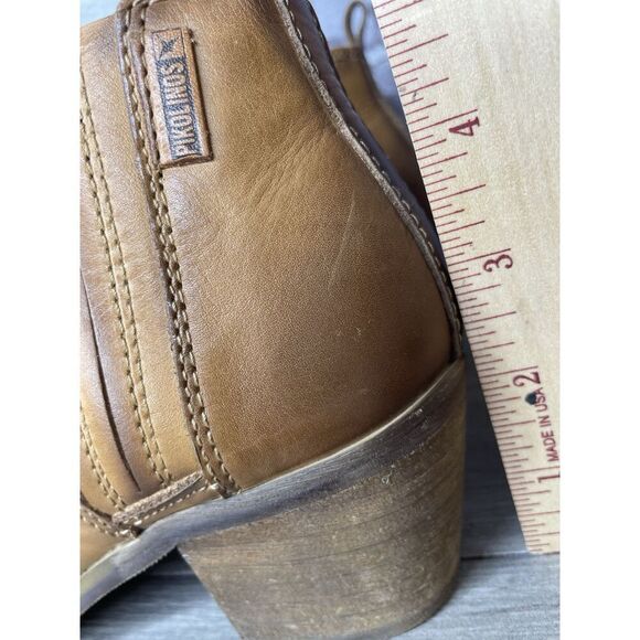 Pikolinos Booties Huelma W2Z Leather Mid Heel Ankle Boots Women Sz 38EU/7.5M US - Picture 9 of 16
